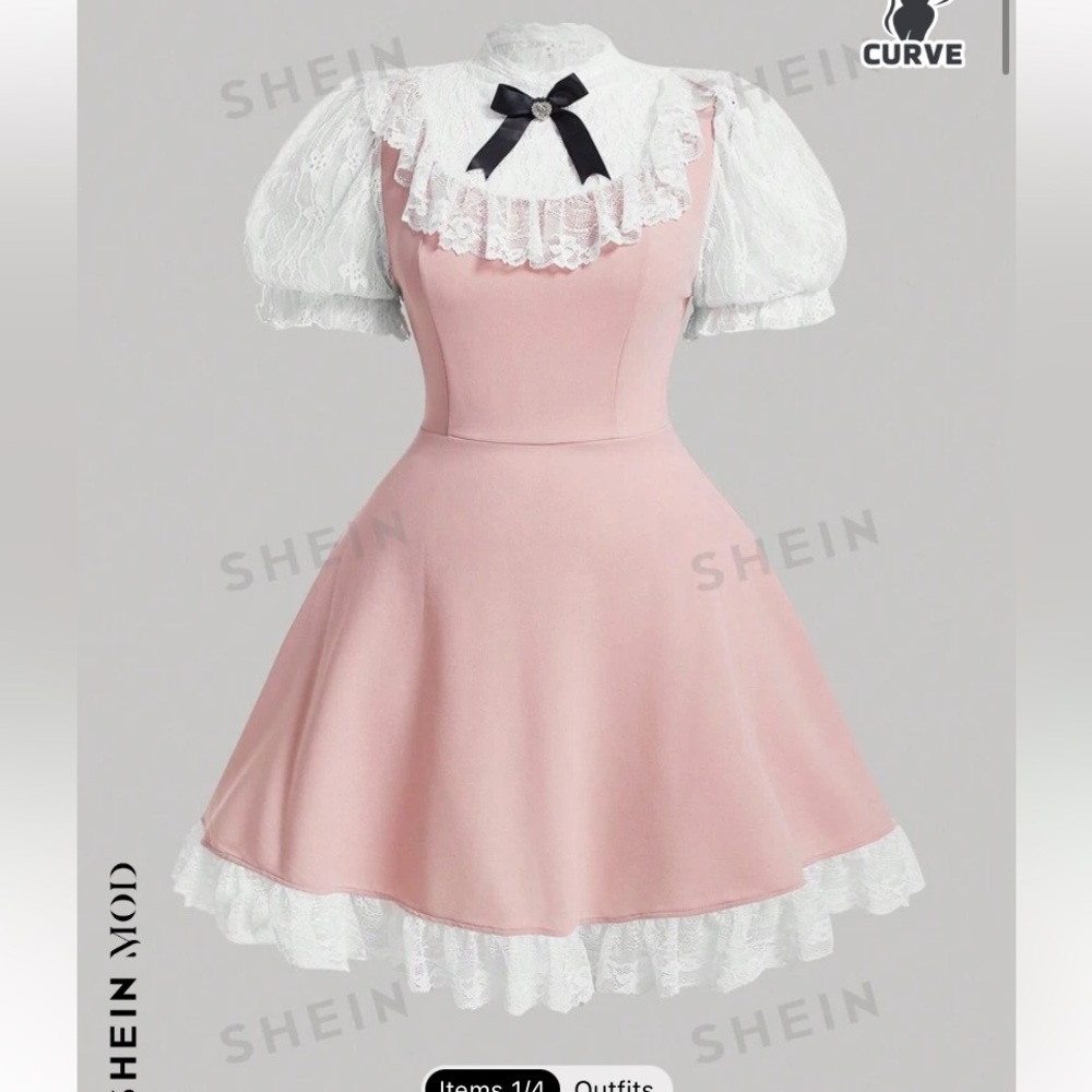 I wore this dress, one  time to be a Barbie doll for Halloween